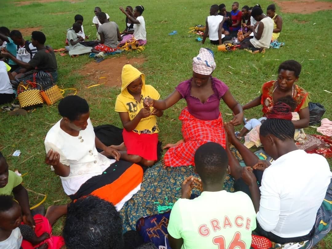 Craft circle in the open air